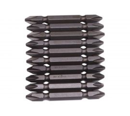 Набор бит двусторонних закаленных (10 шт; PH2; 110 мм; сталь S2) HARDEN 550604 