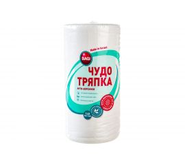 Чудо-тряпка Bagi анти ворсинки 25x22 см, 140 листов в рулоне 1015024144 