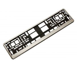 Пластмассовая рамка номерного знака Хром DolleX SPL-17 