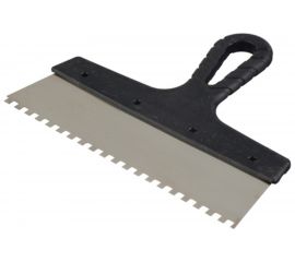Зубчатый шпатель с антикоррозийным покрытием 300мм зуб 6х6мм Jettools 202-300/06 