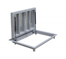 Напольный стальной люк Эвент (Э) ЛНСЭ 80x80 