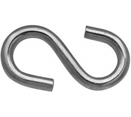 S-образный крючок М4 5шт - пакет Tech-Krep 105822 