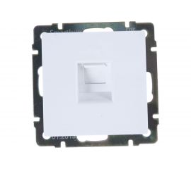 Телефонная розетка Smartbuy RJ11 белая Нептун SBE-05w-S1-PH 