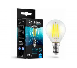 Светодиодная лампа VOLTEGA Шар Е14 4000К 9W Graphene 7137 