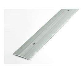 Порог одноуровневый алюминиевый Лука 37 мм, 2,7 м, декоративный, Ольха серая УТ000026051 