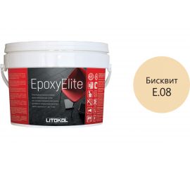 Эпоксидный состав для укладки и затирки мозаики LITOKOL EpoxyElite E.08 БИСКВИТ 482300003 