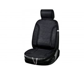 Накидка сиденья SKYWAY Summer-05 бамбук, с поддержкой спины, черный, 1 шт. S01302044 