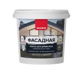 Фасадная краска для древесины Neomid 0,8 л БАЗА А Н-КраскаФас-0,8-БазА 