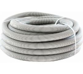 Гофрированная ПП труба Экопласт легкая, с зондом, диаметр 50 мм, цвет серый 60150 