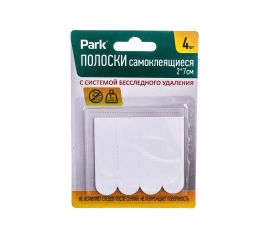 Самоклеящиеся полоски Park 2х7 см, 4 шт. 008364 
