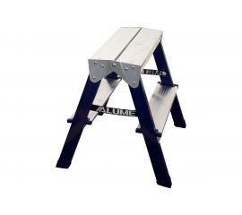 Двухсторонняя стальная стремянка Алюмет MD M8202 