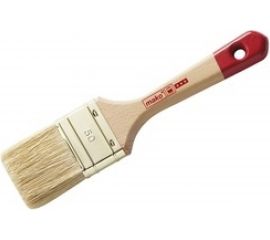 Флейцевая кисть MAKO, смесь щетины, деревянная ручка, латунированная оправа 353440L 