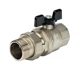 Шаровой полнопроходной кран с американкой STOUT ВР/НР RG008Q0M497039 