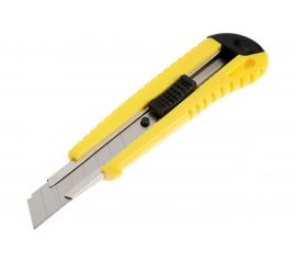 Универсальный нож TUNDRA, металлическая направляющая, квадратный фиксатор, усиленный, 18 мм 2433696 