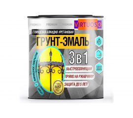 Грунт-эмаль VIRTUOSO PREMIUM 3 в 1 по ржавчине зеленая 1,9кг 11589278 