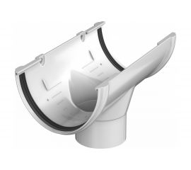 Воронка желоба Технониколь (ПВХ; белый; 1 шт) TN359445 