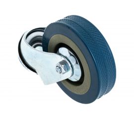 Колесо серая резина под болт отверстие 10 мм SCHG93 75 мм MFK-TORG 3056075 