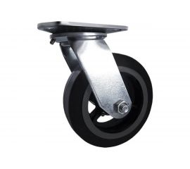 Колесо большегрузное обрезиненное поворотное Longway SCD63 