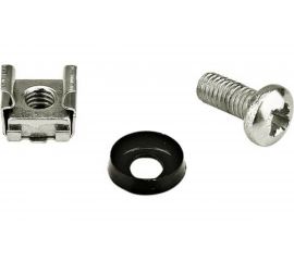 Комплект винт M6 Hyperline CNS-M6-16 квадратная гайка, шайба 16 мм 48342 