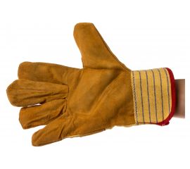 Комбинированные спилковые перчатки MOS 10.5" 12439М 