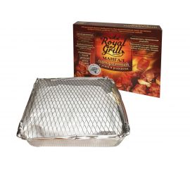 Одноразовый мангал с углем и розжигом ROYALGRILL 80-038 