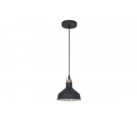 Подвесной светильник Camelion PL-425S C62 черный+медь, Amsterdam, E27, 60Вт, 230В, металл 13023 