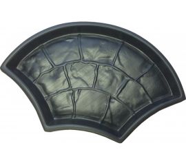 Форма для тротуарной плитки Ресурс ВЕЕР 550х330х40 мм, черный 14472 