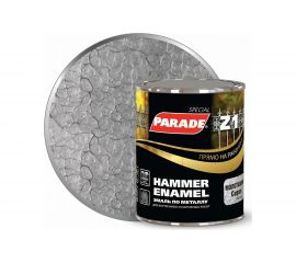 Эмаль молотковая серая по металлу PARADE Z1 543-321 0,75 л Лк-00002081 