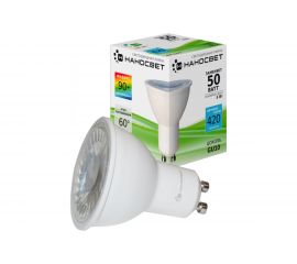 Светодиодная лампа Наносвет LH-MR16-5/GU10/940, 5Вт, GU10, 60 градусов, 420 лм, 4000К, Ra90, L279 