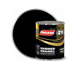 Эмаль по металлу Z1 гладкая PARADE RAL 9005 черный 0,75 л Лк-00002113 