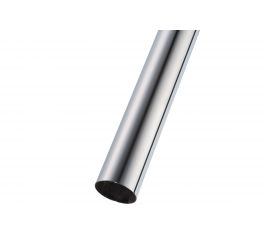 Труба Lemax диаметр 50 мм, длина 3000, 0,8 мм, Д3000 Ш50 В50, хром RAT-50-3000 0,8 