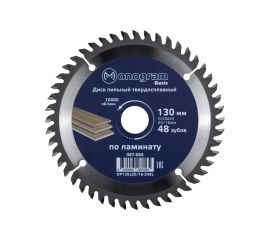 Диск пильный твердосплавный Basis (130х20/16 мм; 48 зубов) MONOGRAM 087-065 