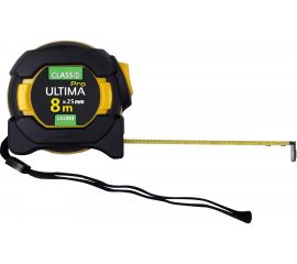 Рулетка ULTIMA 8м х 25мм, автоматическая фиксация, магнит, 131043 