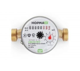 Счетчик воды Норма ИС СВКМ-15У 80 мм 100091 