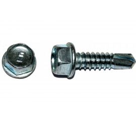 Кровельный саморез КРЕП-КОМП цинк 7мкм, без шайбы, 6,3х19 400шт скбш6319ф 