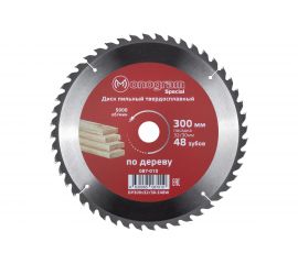 Диск пильный твердосплавный по ДСП Special (300х32/30 мм; 48 зубов) MONOGRAM 087-010 