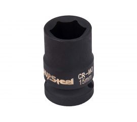 Головка ударная шестигранная (15 мм; 1/2DR) AV Steel AV-720015 