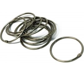 Кольца для штор Bath Plus DECOR COLLECTION серебро 12 шт D58MM KDC-07 