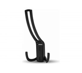 Мебельный крючок JET 397 трехрожковый, замак, черный/черный RZ397Z.003BL.BL99 