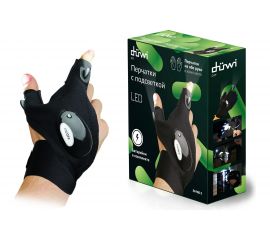 Фонарь-перчатка duwi со встроенной подсветкой, комплект 2 шт. на левую и правую руку, 26160 5 