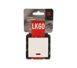 1-клавишный переключатель LK Studio на 2 направления, c индикатором, схема 6L, 16 A, 250 B, белый 860404-1 