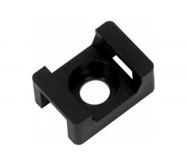 Площадка для хомутов под винт duwi 22x16 мм, черная, упаковка 10 шт. 30201 8 