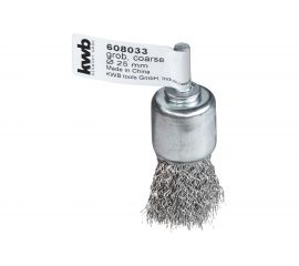 Кордщетка чашечная для дрели 25 мм HSS жесткая kwb 608033 