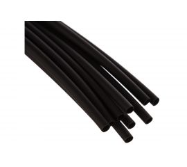 Термоусадочная клеевая трубка КВТ, ТТК 3:1-3/1 черная 75904 