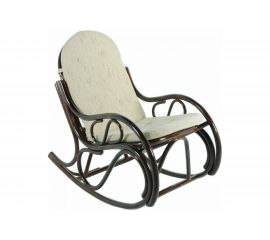 Кресло-качалка с подушкой Vinotti 05/04 Темный Коньяк 