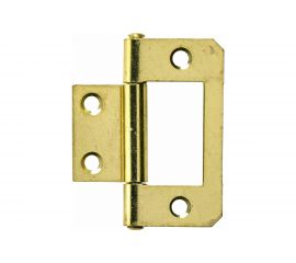 Универсальная петля HETTICH без врезки 38 х 20 мм 2 шт сталь латунированная 953249 