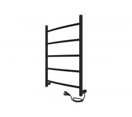 Полотенцесушитель INDIGO Arc electro 60/40, черный муар, провод справа УТ000034028 