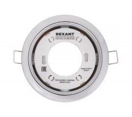 Металлический светильник REXANT для лампы GX53 цвет глянцевый хром 608-002 