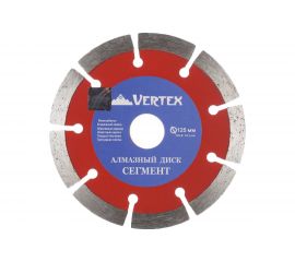 Диск алмазный сегментный (125х22.2 мм) Vertextools 04-125-8 