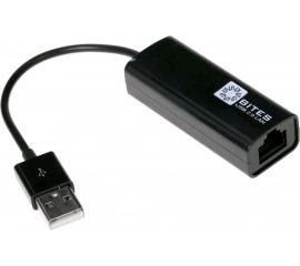 Сетевая карта 5bites USB2.0, RJ45 100мегабит, черный, 10см UA2-45-02BK 